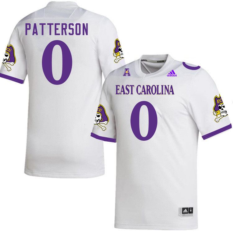 Jhari Patterson ECU Jersey,East Carolina Pirates #0 Jhari Patterson Jersey Youth College-White